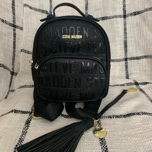 mini steve madden backpack.